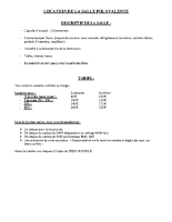 Salle des fêtes – contrat location SdF